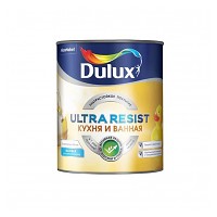 Краска Dulux Ultra Resist Кухня и Ванная мат BW 1л
