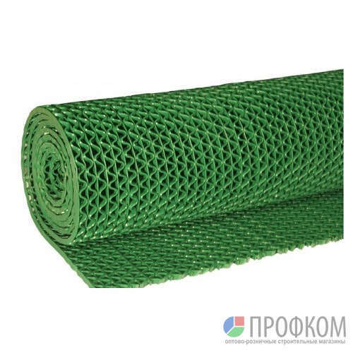 Грязезащитное покрытие "ЗигЗаг" 90х1500 см 4,5 зеленый